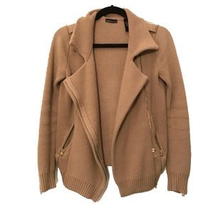 Available until 3/14: Moto sweater jacket